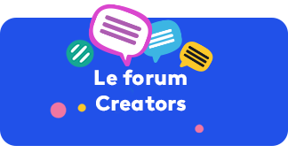 Le forum Creators - Le QG des Creators, c'est ici ! Un forum pour s'entraider, débattre, s'inspirer. Tu postes ? T'existes.